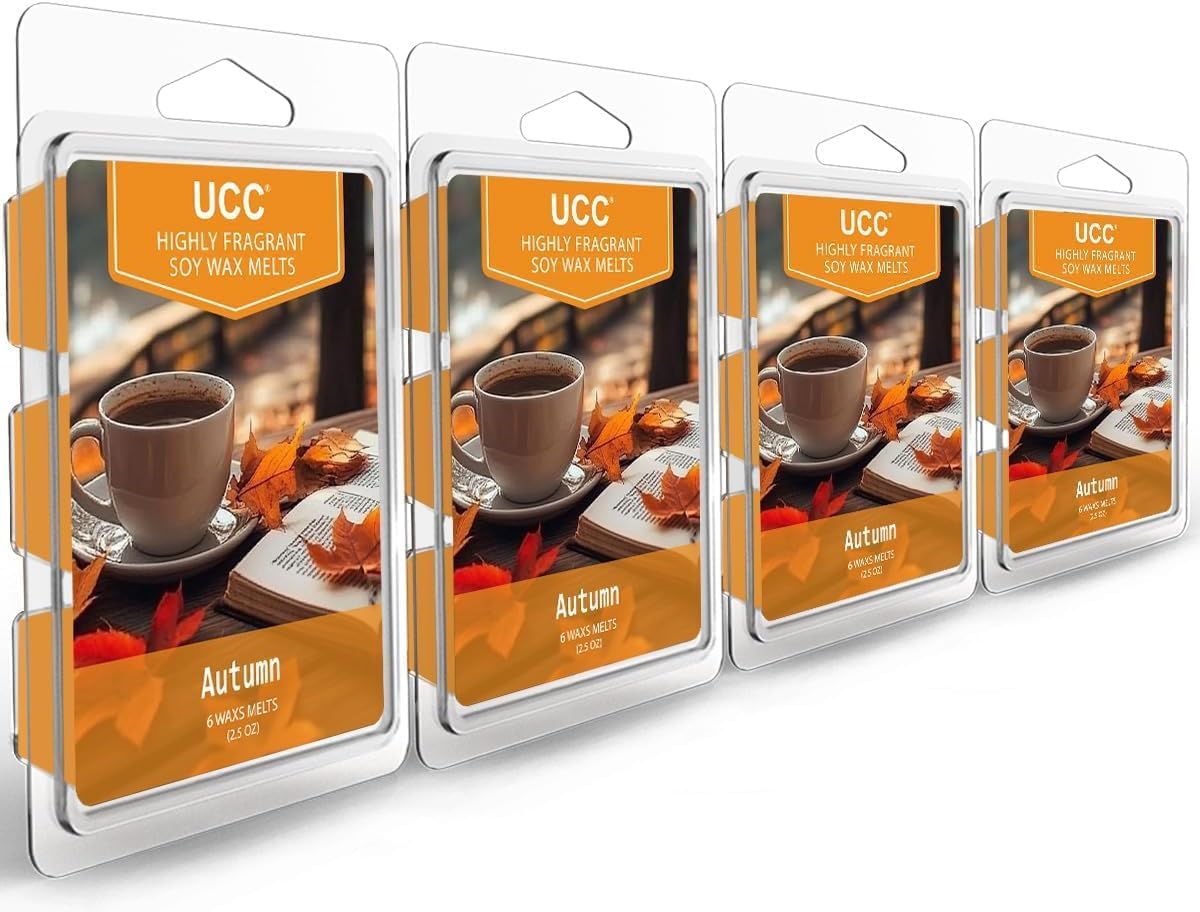 UCC Fall Wax Melts 4 Pack Soy Scented Cubes