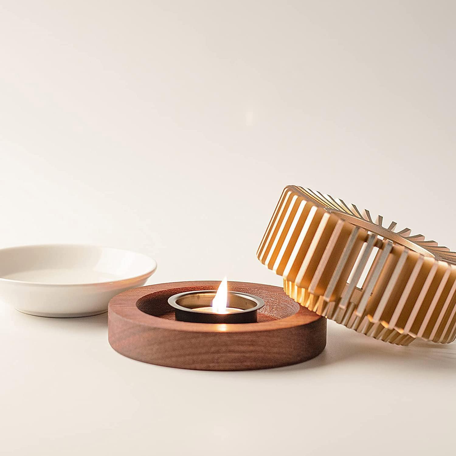 Aromatherapy Oil Diffuser with Tea Light Holder