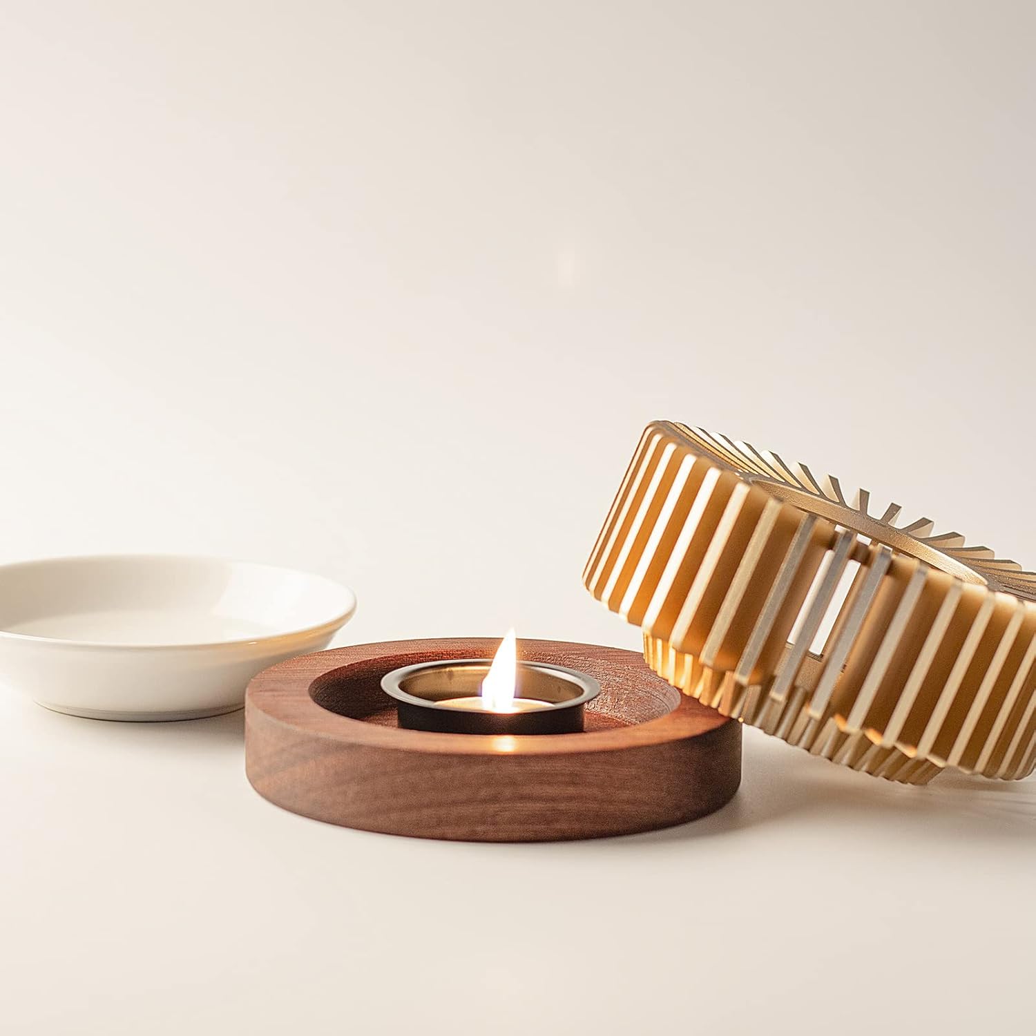 Essential Oil Diffuser Burner with Tea Light Holder