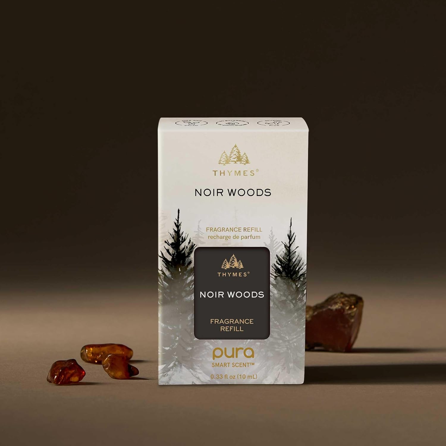 Thymes Pura Refills 2 Pack Noir Woods
