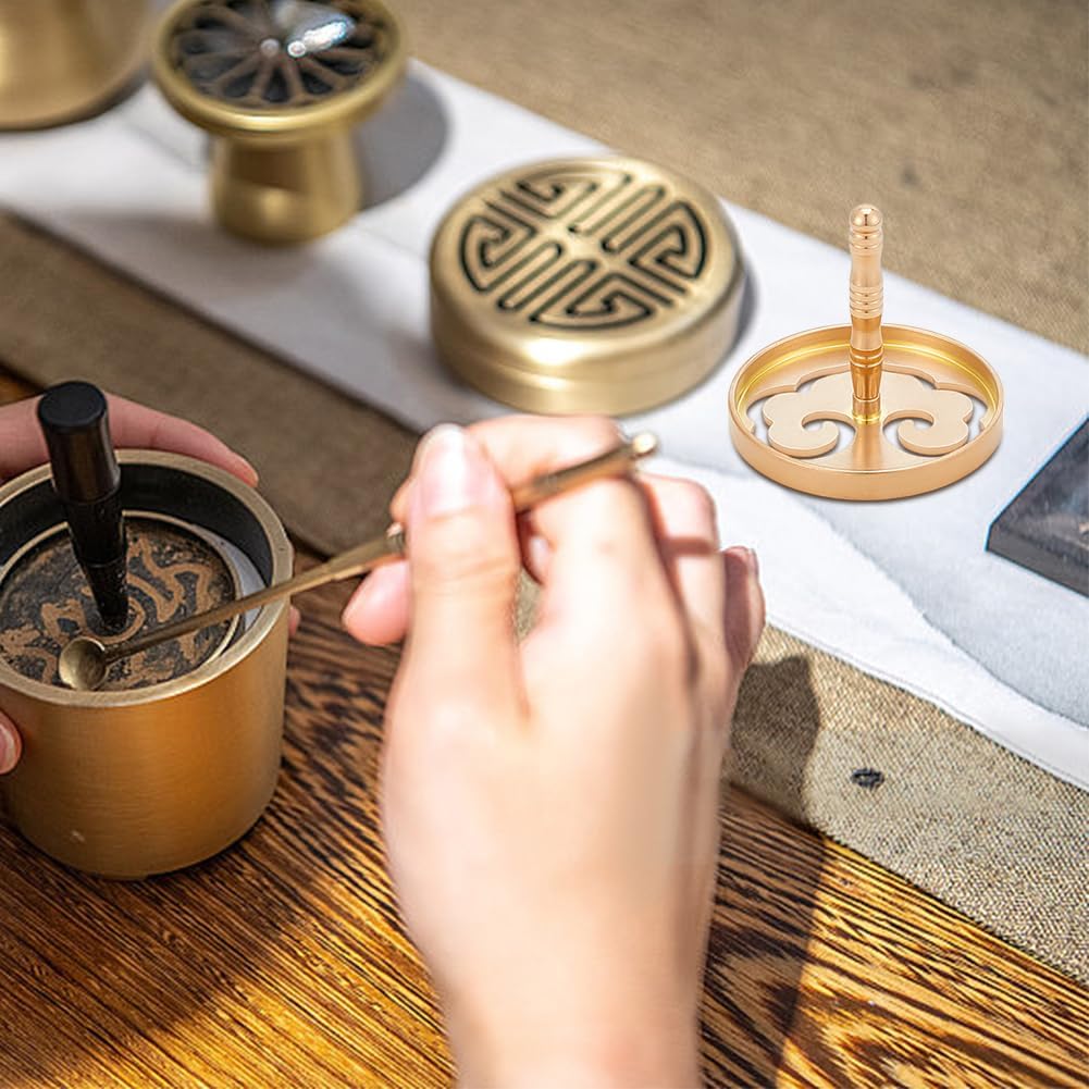 WEBEEDY 3 Styles Incense Press Molds Brass Kit