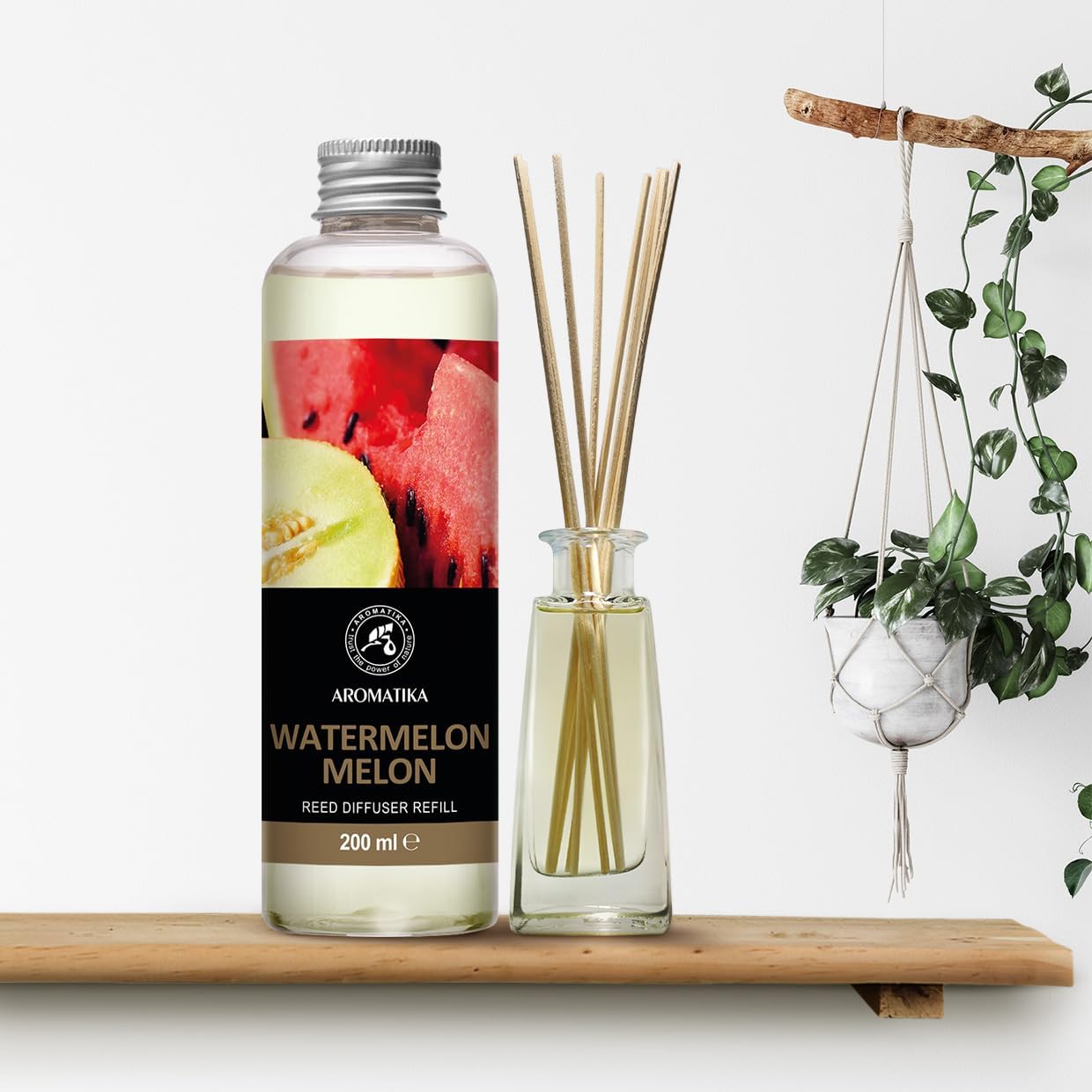 Watermelon Melon Scented Reed Diffuser Refill 68 Fl Oz