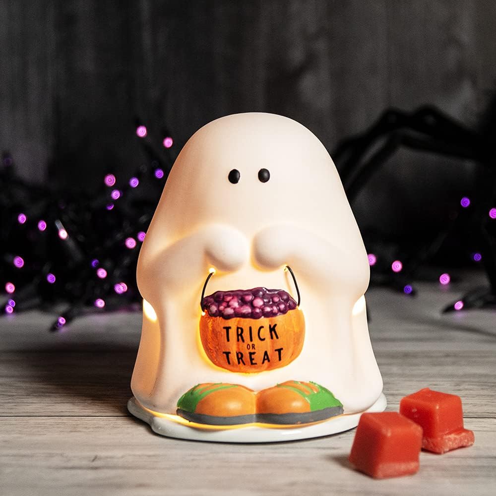 Spooky Halloween Wax Melt Warmer - Knock Knock Ghost