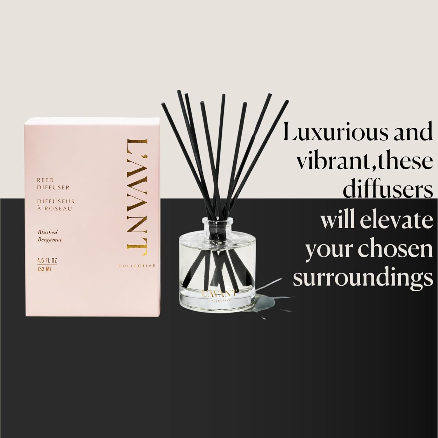 LAVANT Collective Blushed Bergamot Reed Diffuser