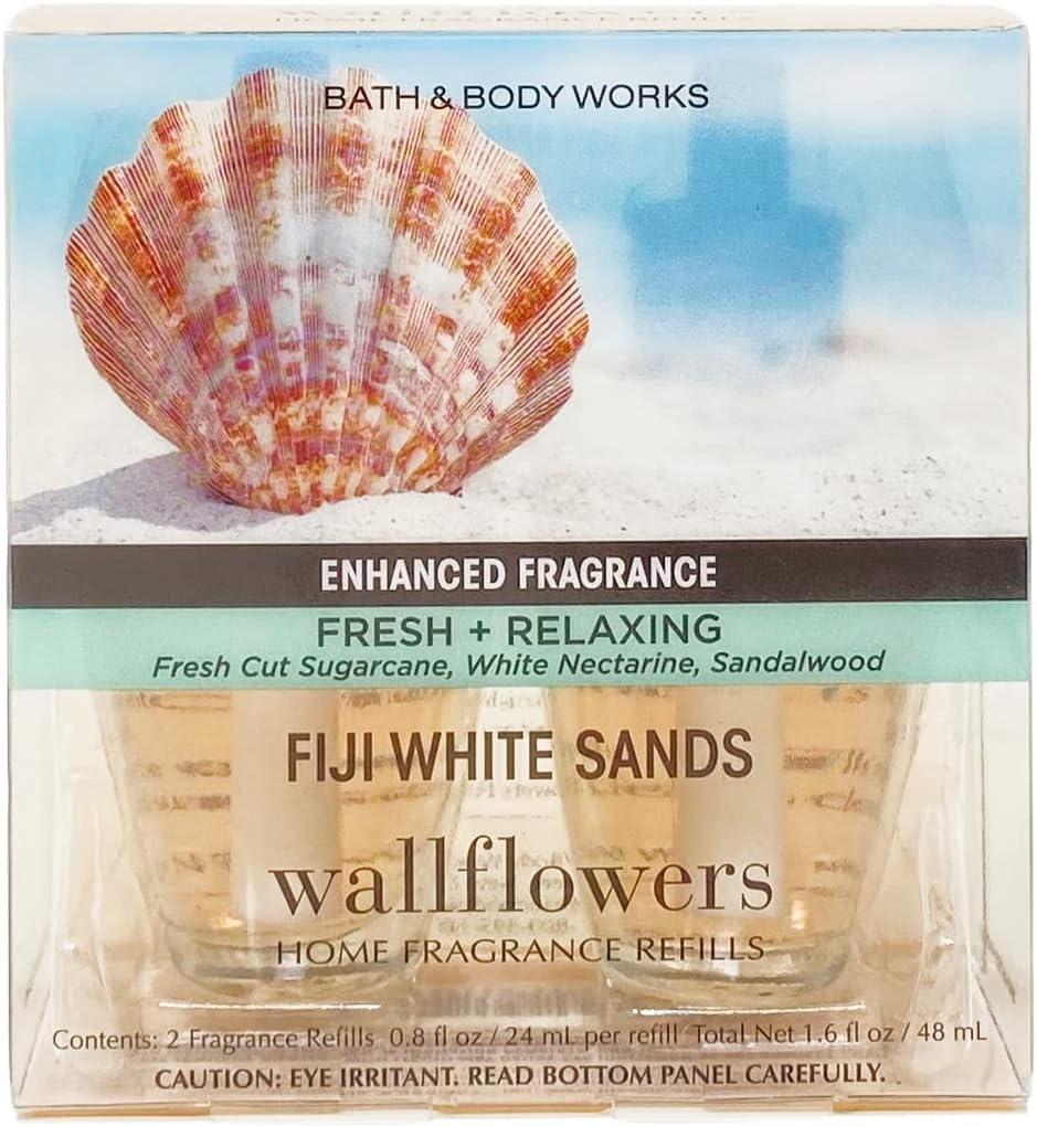 Bath Body Works Fiji White Sands Wallflowers Refills 2 Pack