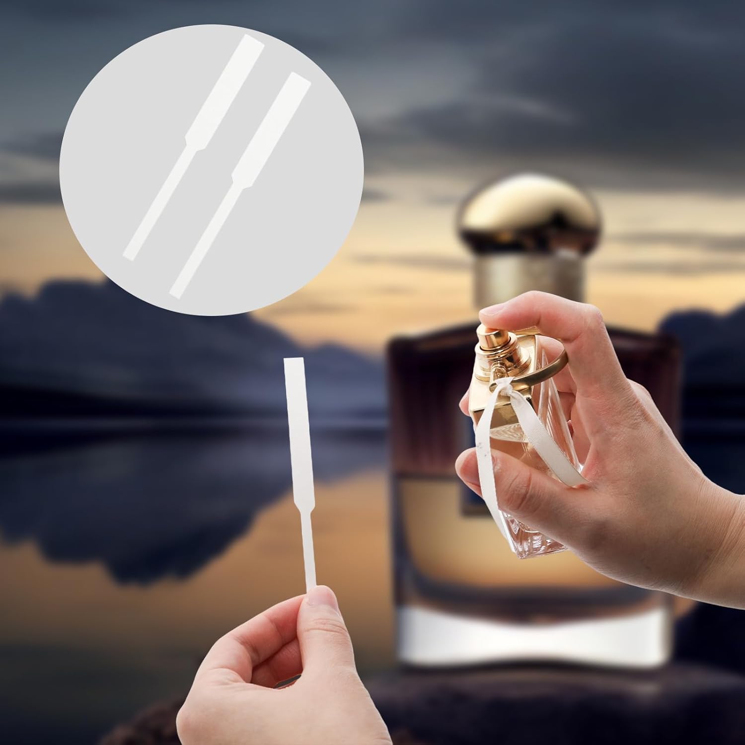 200 PCS Disposable Perfume Test Strips for Essential Oils