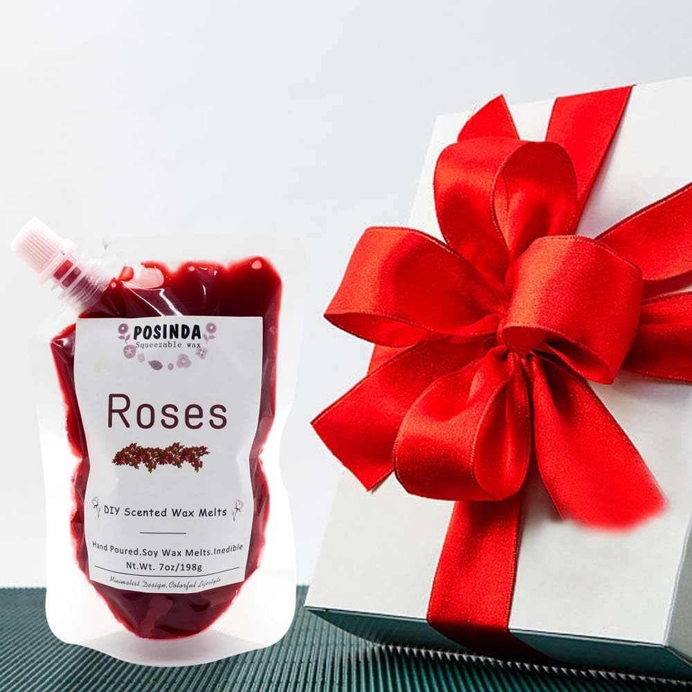 1pc 7oz Rose Squeezable Wax Melts for Home Fragrance