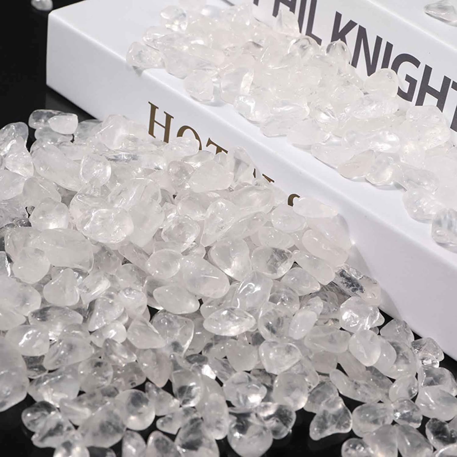 Clear Crystal Chips Natural Polished Quartz Stones for Fish Tanks Vase Fillers