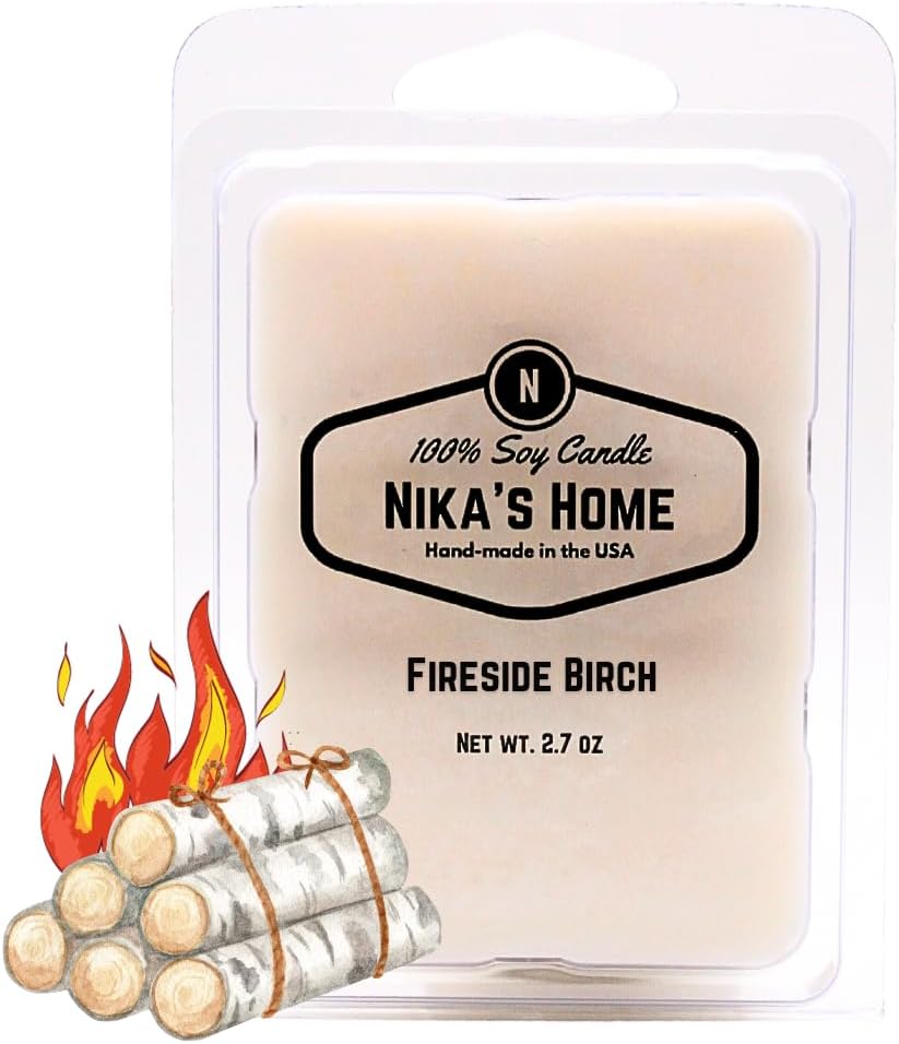 Nikas Home Fireside Birch Soy Wax Melts