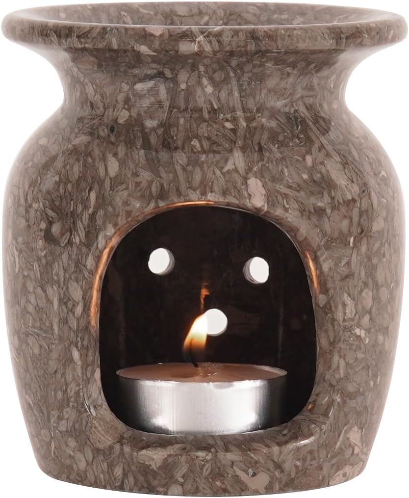 Radicaln Marble Oil Burner 4 Inch Oceanic Decor