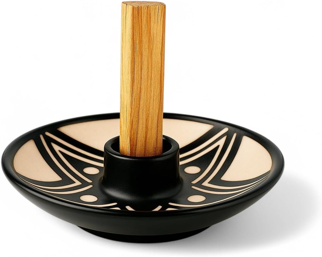 Authentic Peruvian Pottery Palo Santo Stick Holder