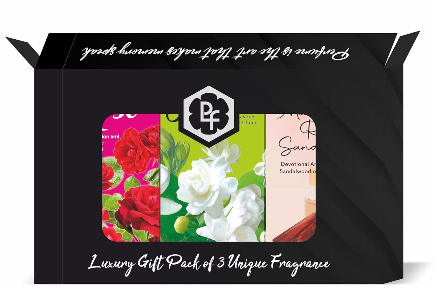 Parag Fragrances Trio Roll-On Perfume Gift Set 6ml x 3
