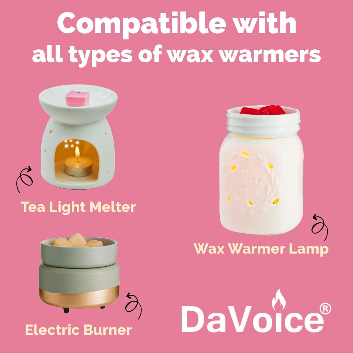 Winter Scented Wax Melts Cashmere Vanilla Coconut Jasmine Cedarwood Sandalwood