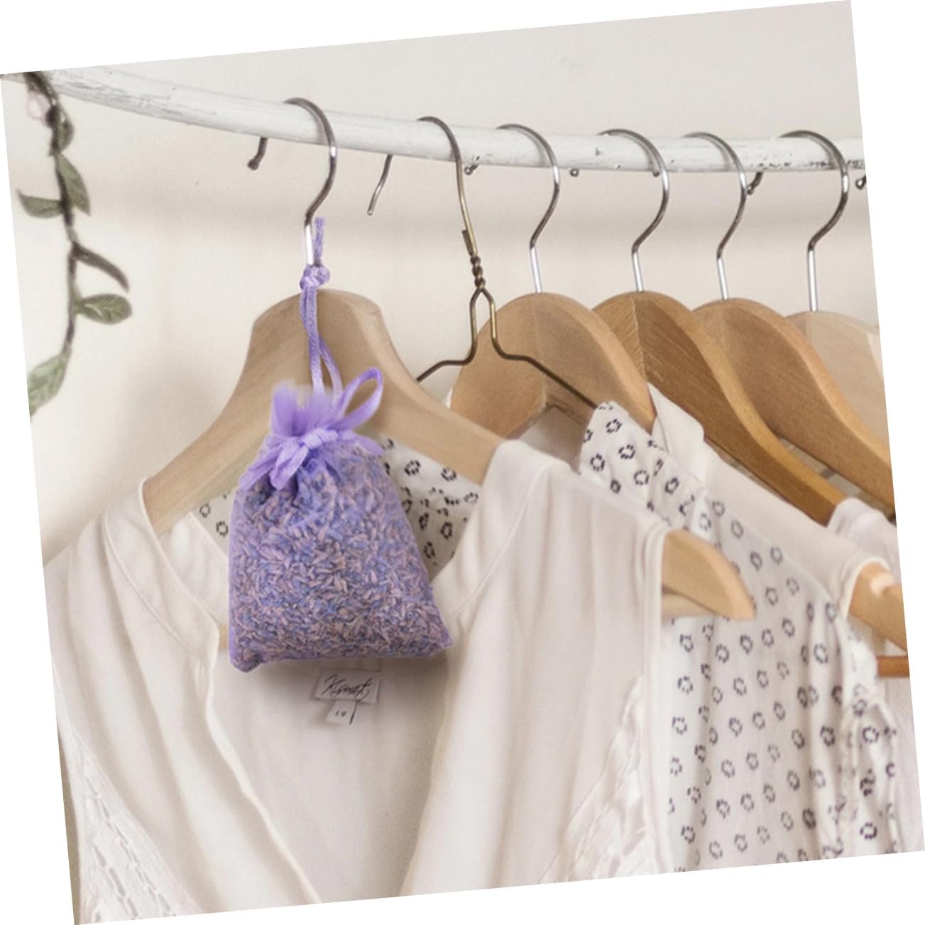 Wakauto 10Pcs Lavender Sachet Bags for Home Wardrobe and Car Freshener