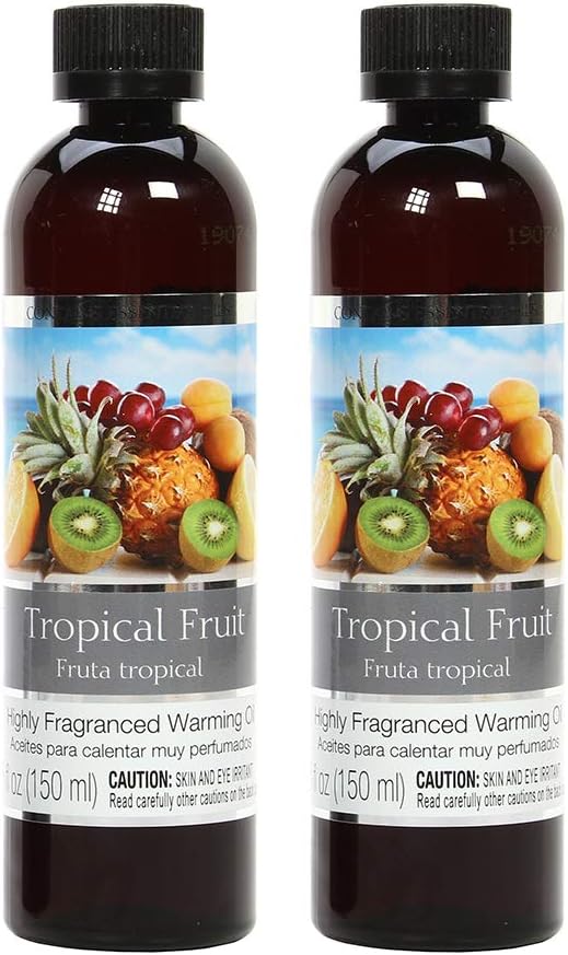 Hosley Tropical Fruit Warming Oils Set of 2