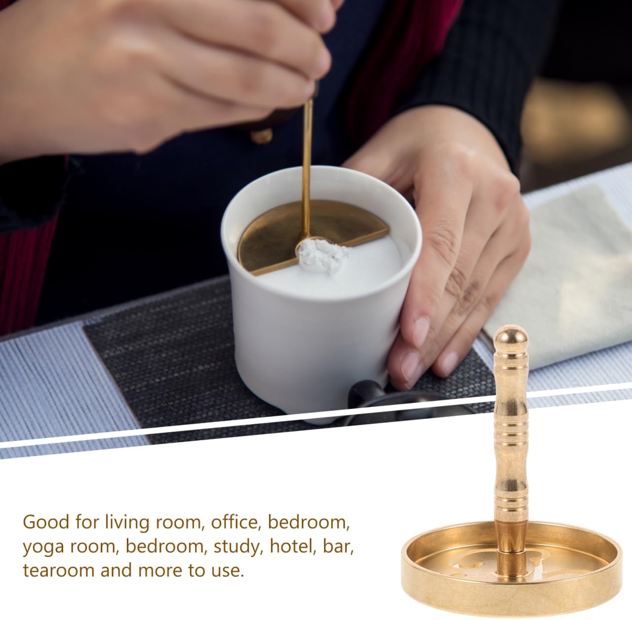 Brass Incense Press Mold Tool for DIY Incense Making