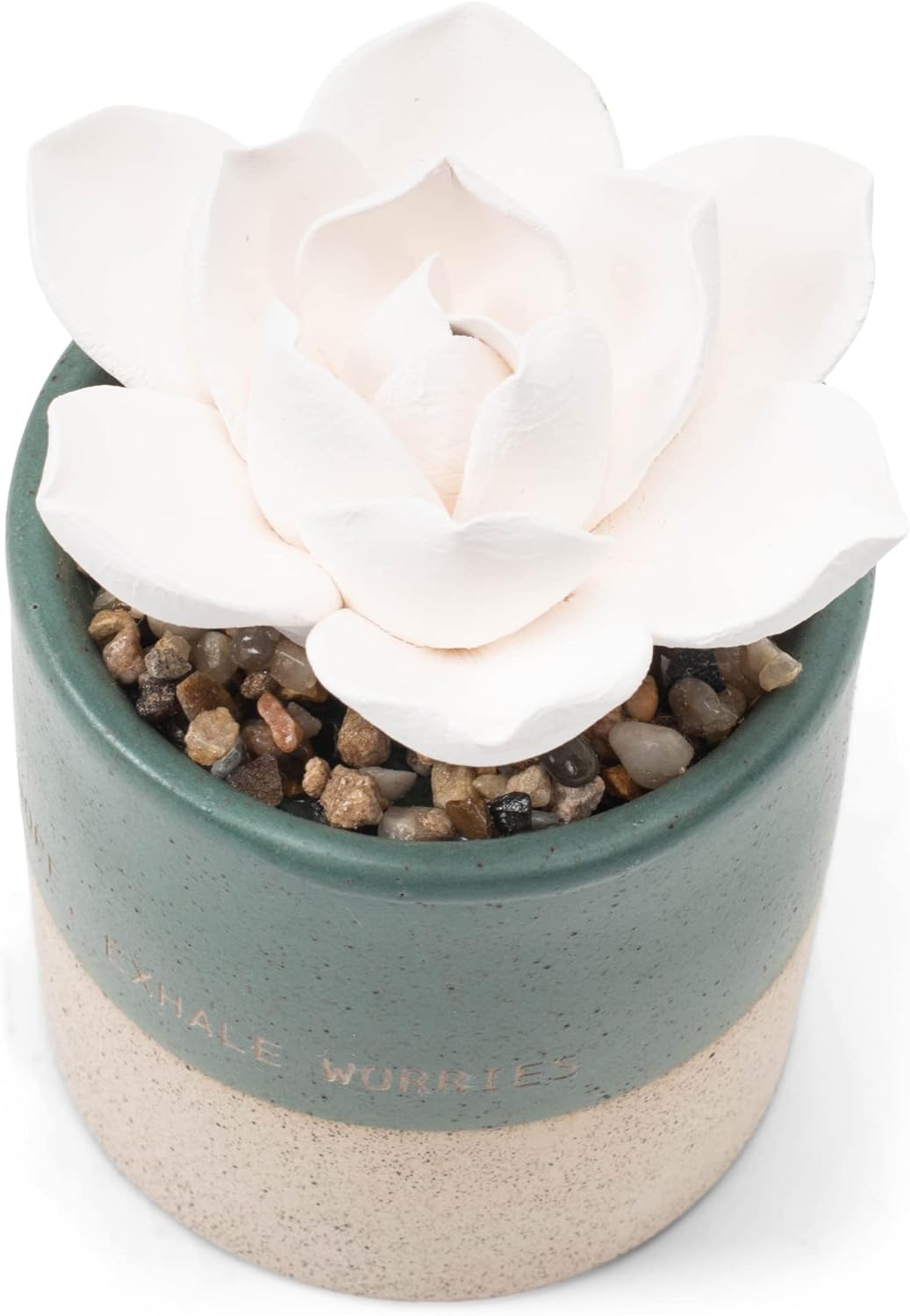 Demdaco Inhale Hope Exhale Worries Succulent Oil Diffuser