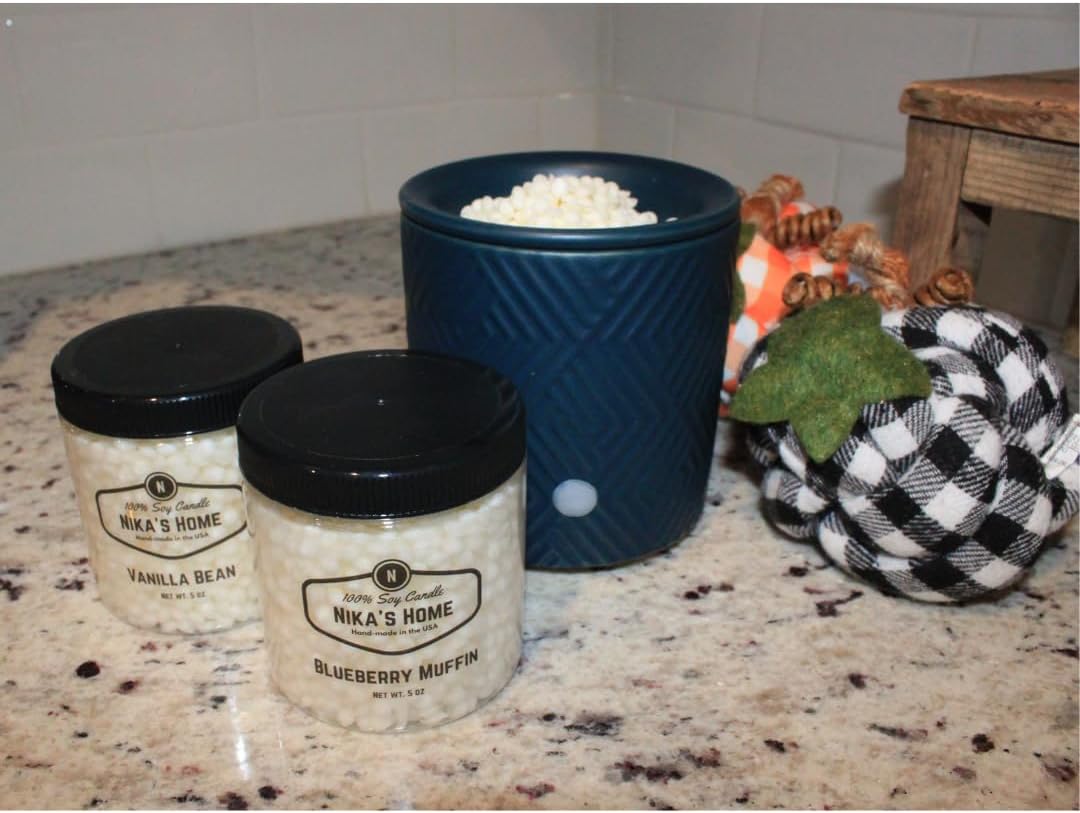 Nikas Home Patchouli Soy Melts - 5oz Jar 20 Hours of Fragrance