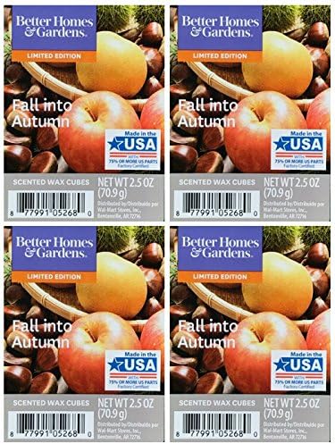 Better Homes and Gardens Fall Into Autumn Scented Wax Cubes 4-Pack