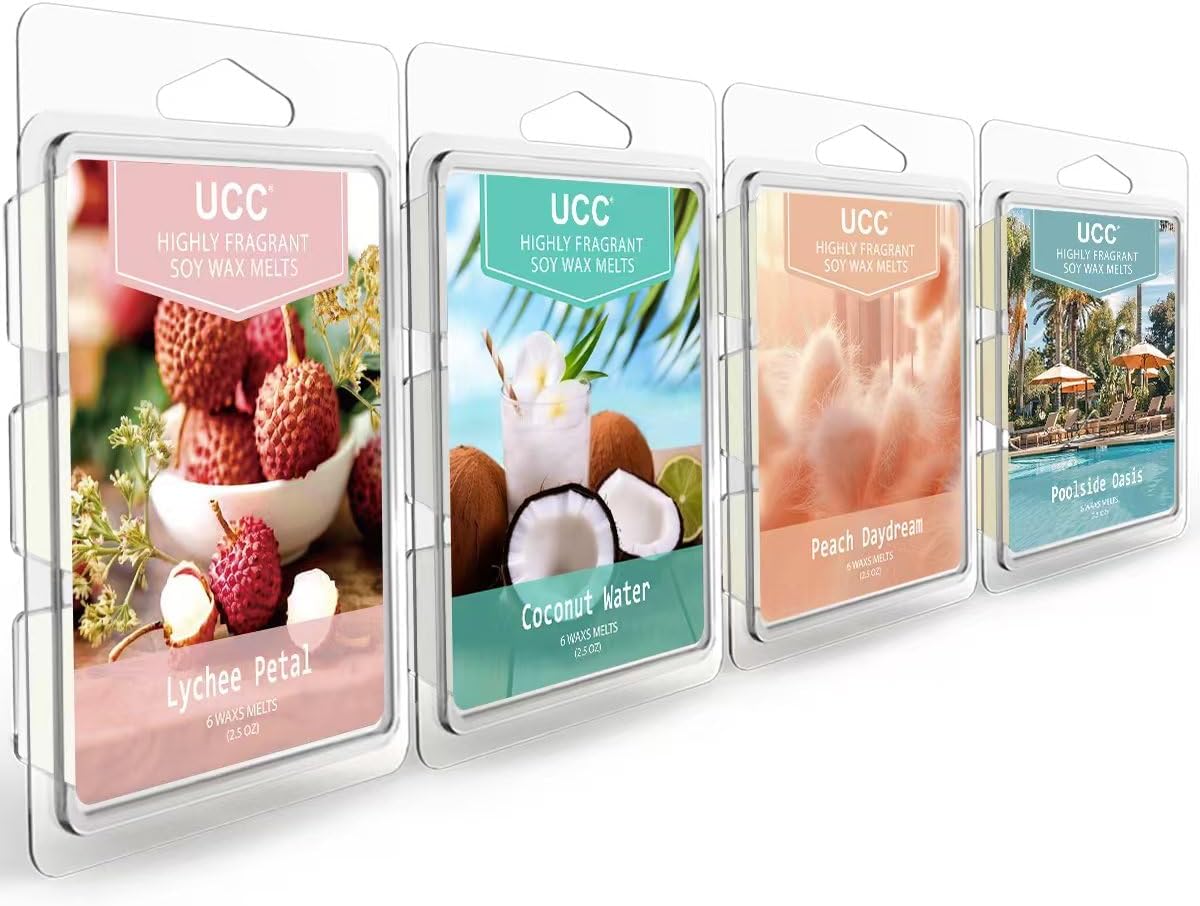 UCC Wax Melts 4 Pack Natural Soy Scented Cubes