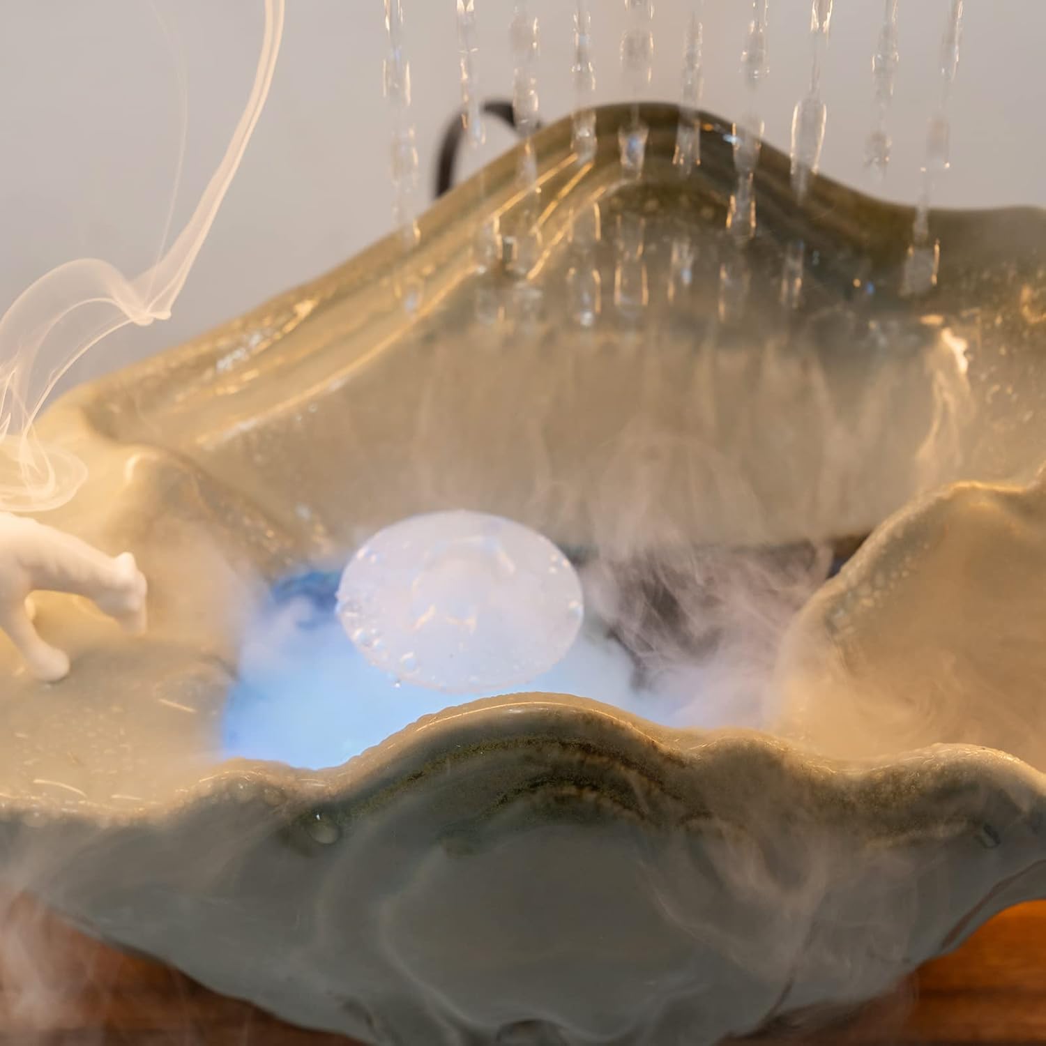 Indoor Waterfall Fountain with LED and Mist