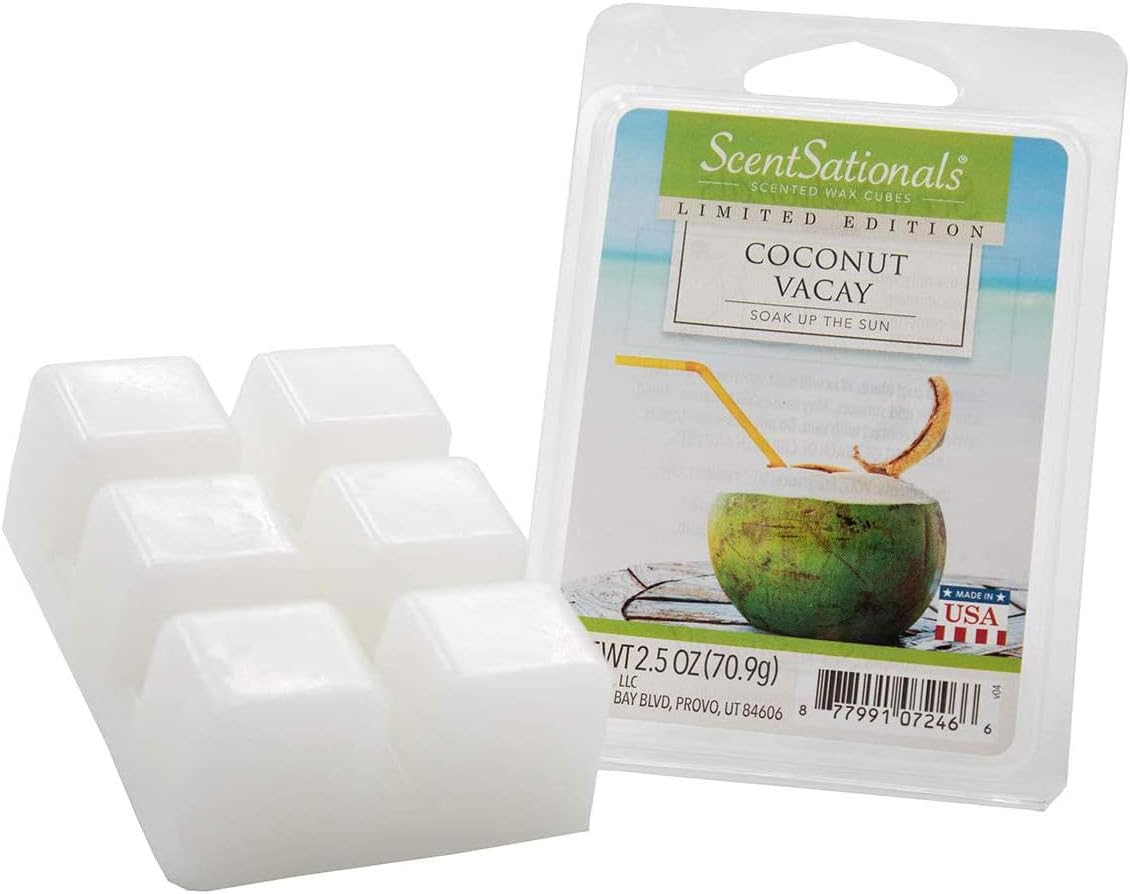 Scentsationals Coconut Vacay Fragrant Melts 25oz
