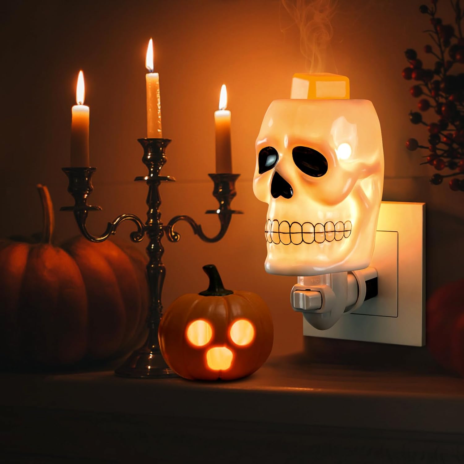 STAR MOON Halloween Plug-In Fragrance Warmer with Night Light