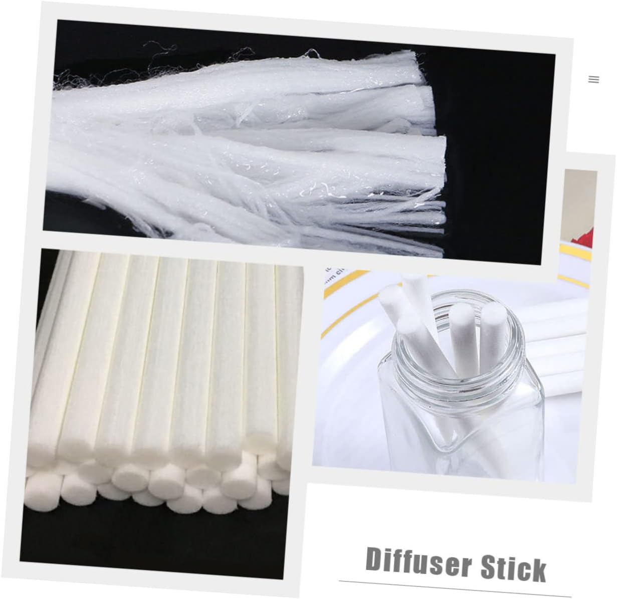 Zerodeko 15pcs Essential Oil Diffuser Rods for Home Use