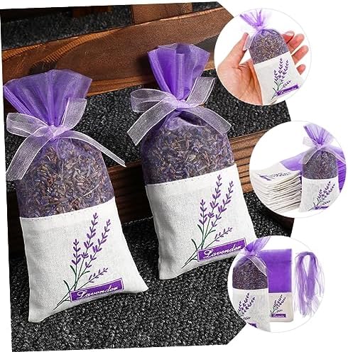 MAGICLULU 50pcs Cotton Lavender Sachet Bags for Home and Car