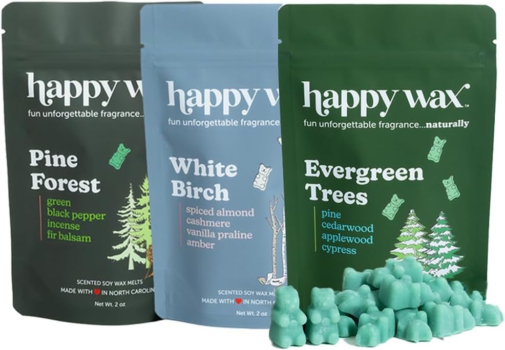 Happy Wax Winter Scented Soy Wax Melts Pine Forest