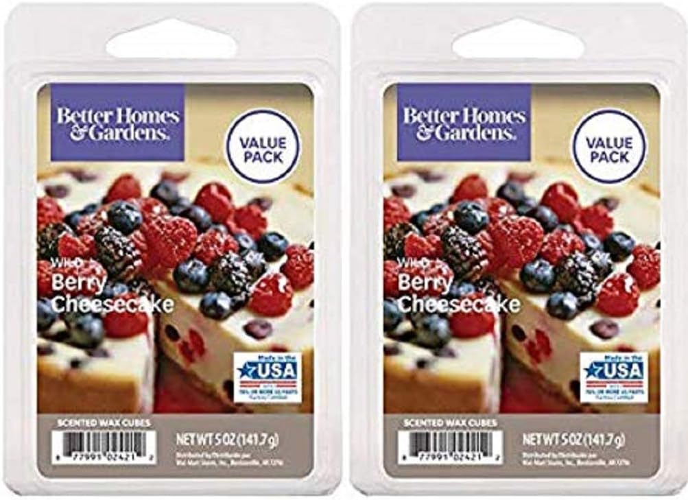 2 Pack Wild Berry Cheesecake Wax Cubes 24 Cubes