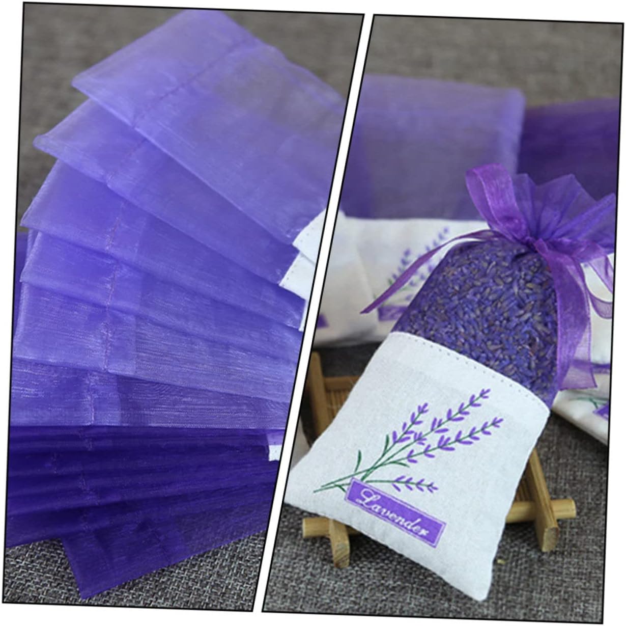 22Pcs Lavender Sachet Bags with Ribbon for Home and Kitchen Use