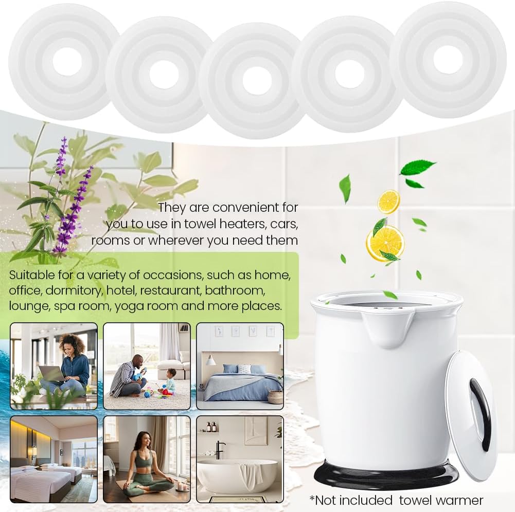 EMVANV 30 Pack Replacement Fragrance Discs for Towel Warmer