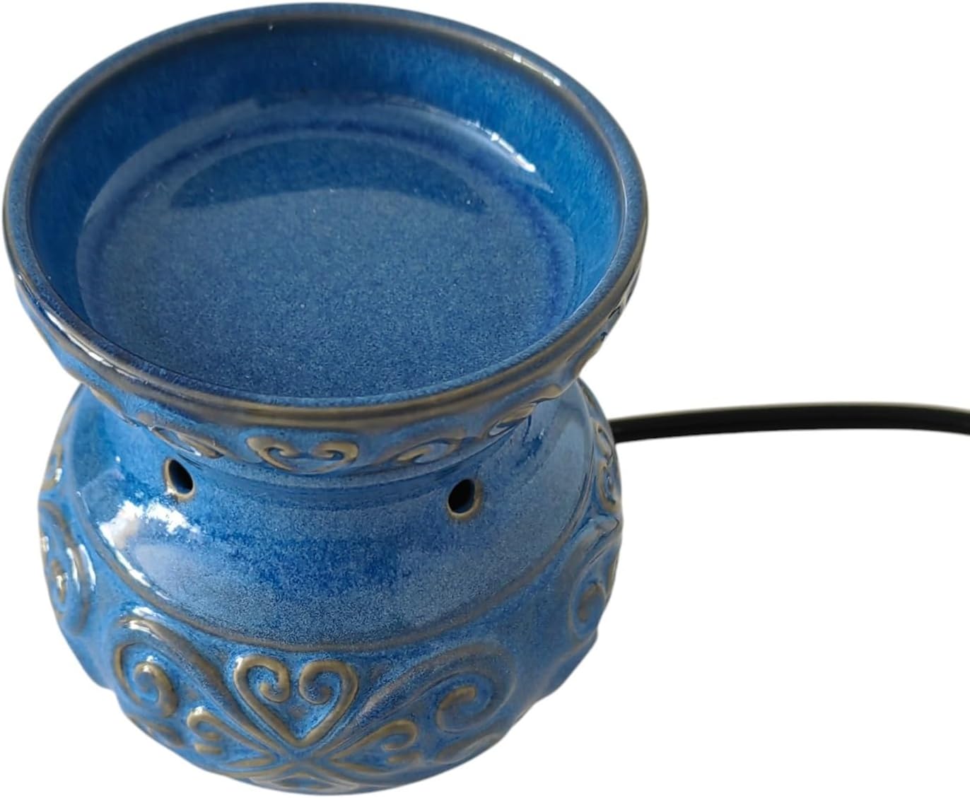 Hosley Blue Ceramic Electric Warmer 5 High