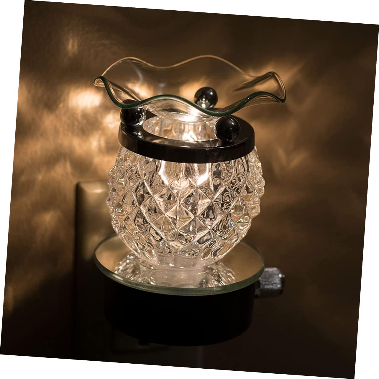 2pcs Glass Essential Oil Diffuser Plates for Candle Warmers