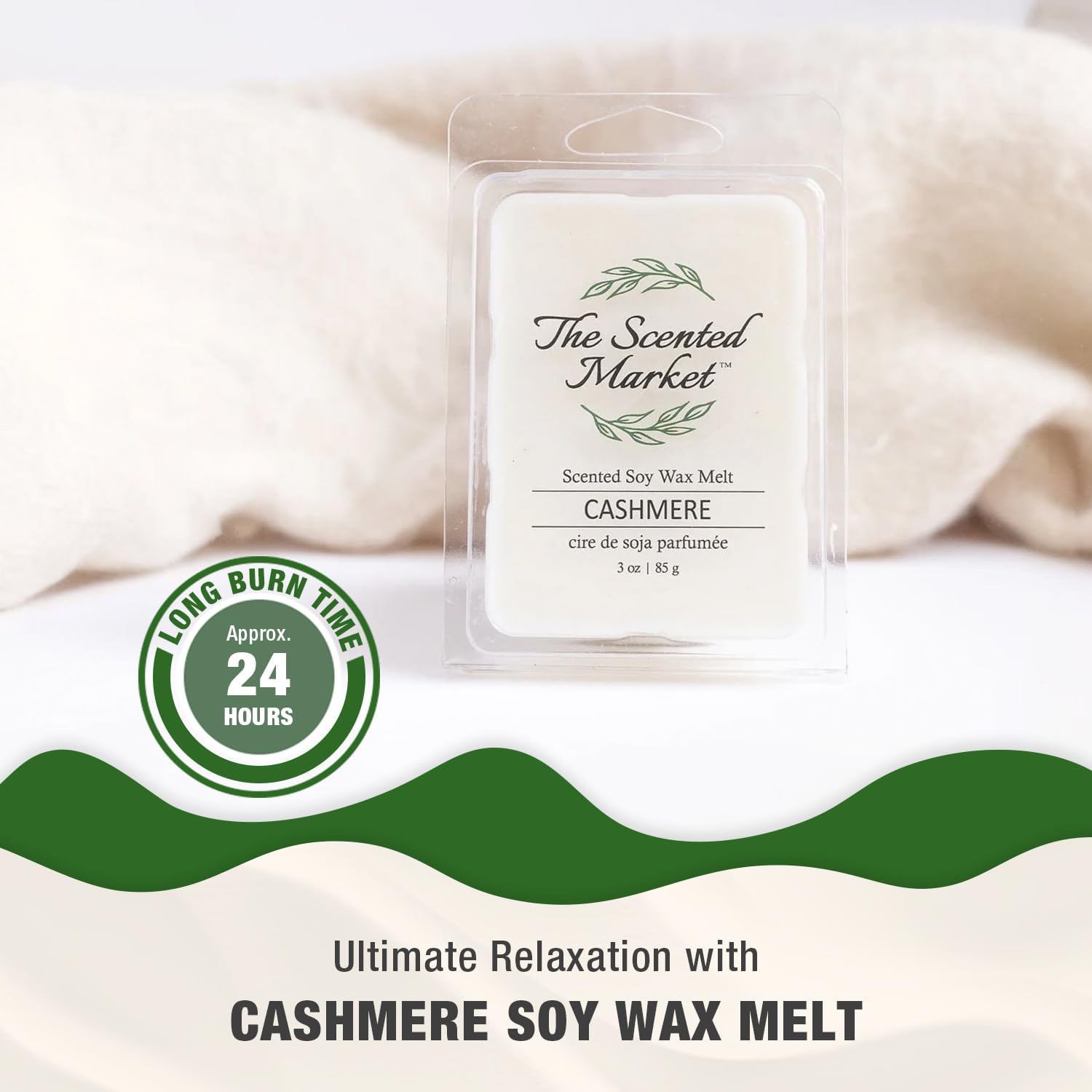 Scented Market Aromatherapy Soy Wax Melt Cashmere 3 oz