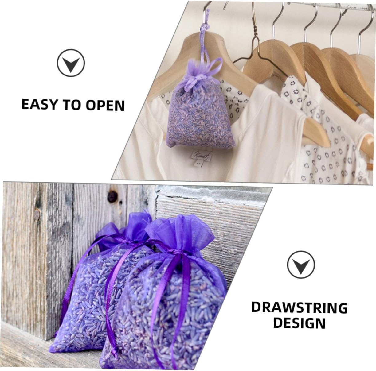 10pcs Lavender Sachets for Closets Home Fragrance Fresheners