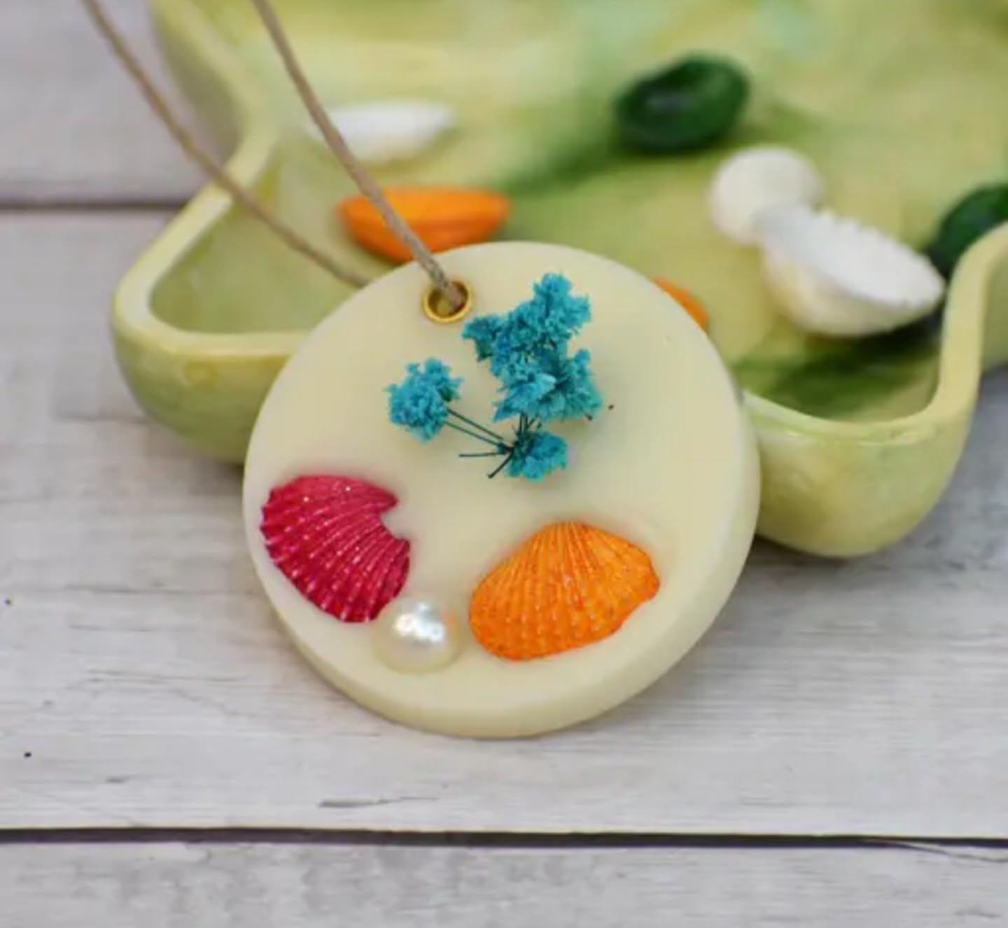 Handmade Seashell Scented Wax Sachet
