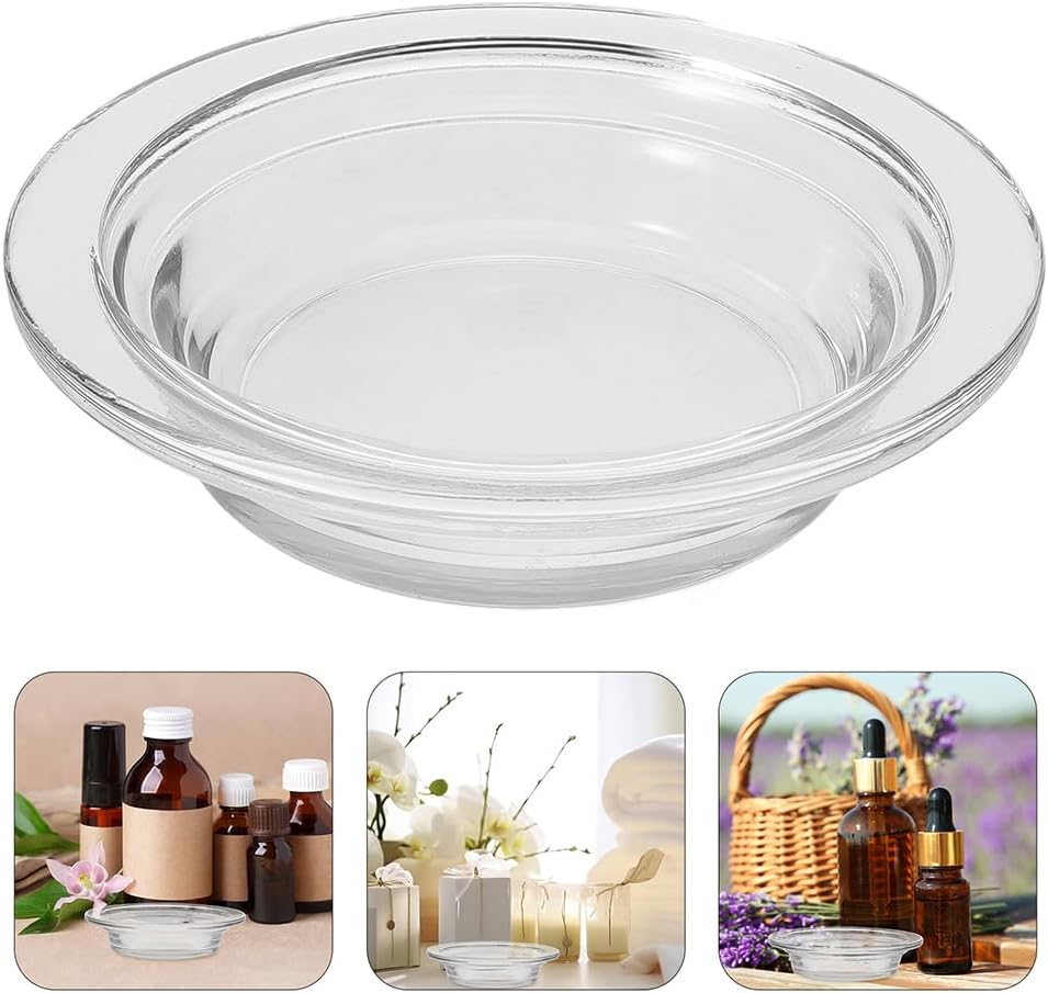 Elegant 2pc Glass Wax Melt Warmer Set