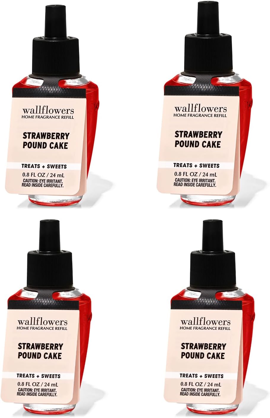 Bath Body Works Wallflowers Refills 4-Pack Strawberry Pound Cake
