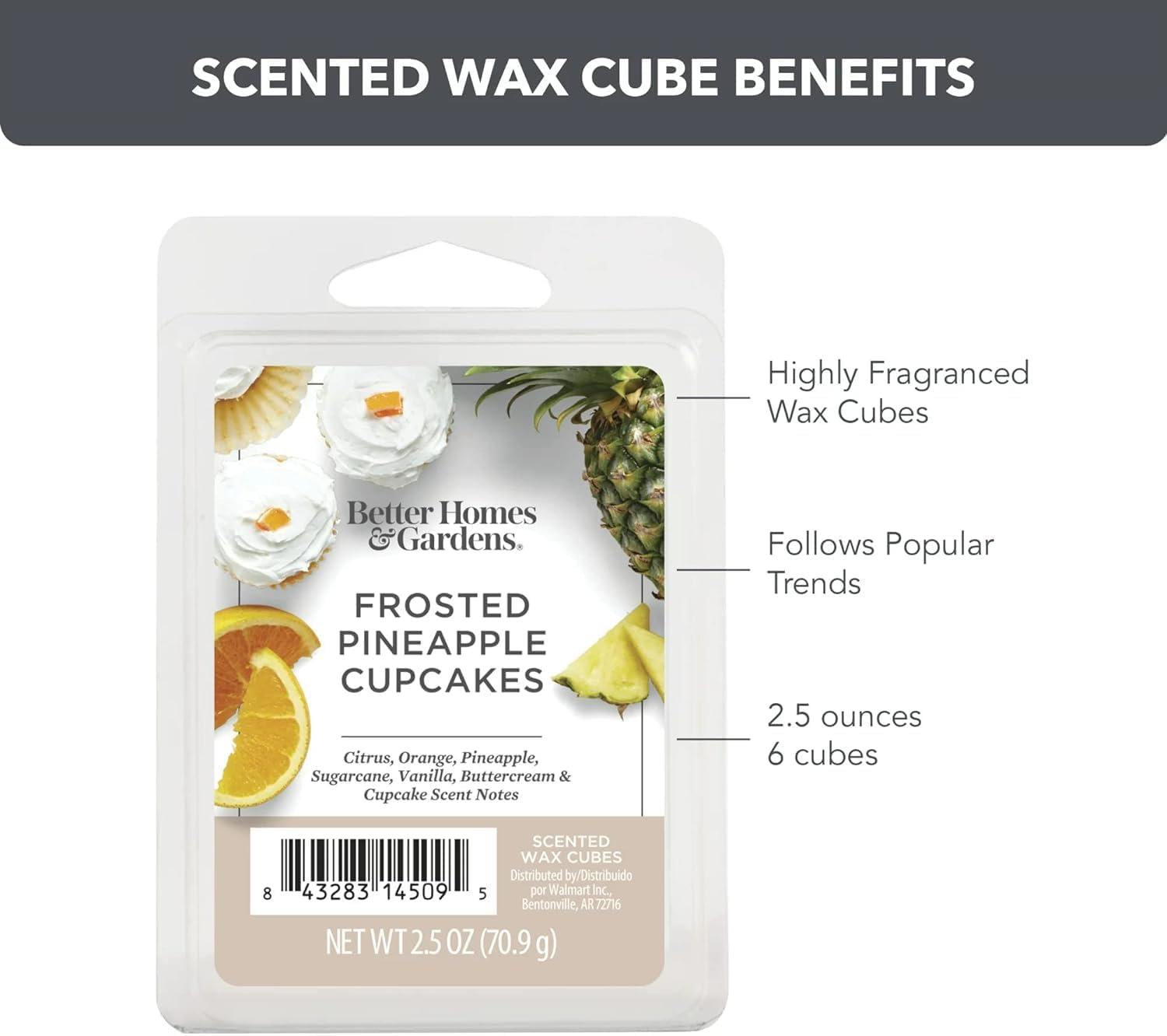 Generic Better Homes and Gardens Scented Wax Cubes 25oz 2-Pack
