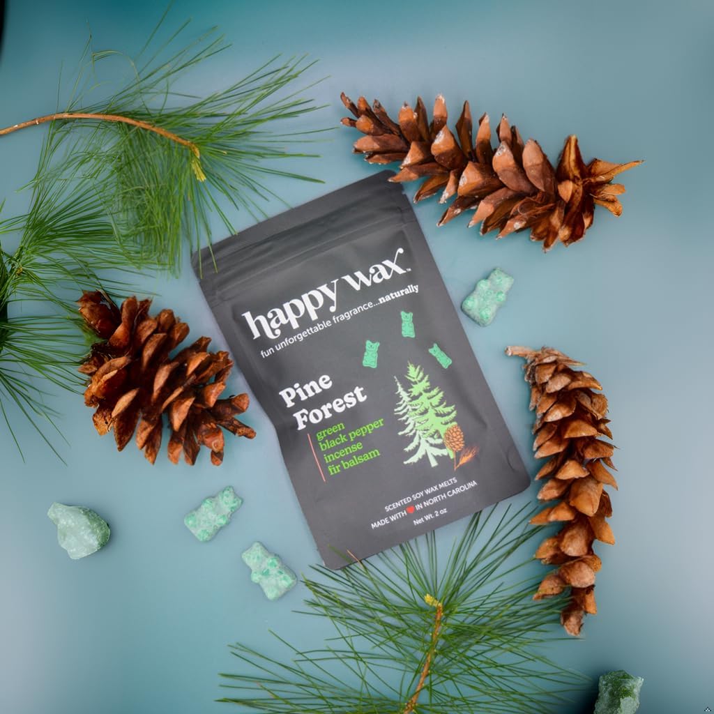 Happy Wax Winter Scented Soy Wax Melts Pine Forest