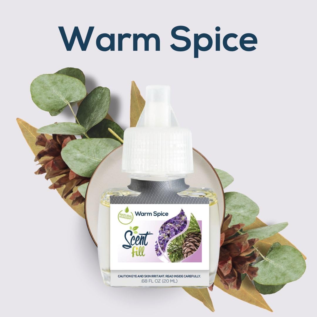 Scent Fill Warm Spice Plug In Air Freshener 4 Refills