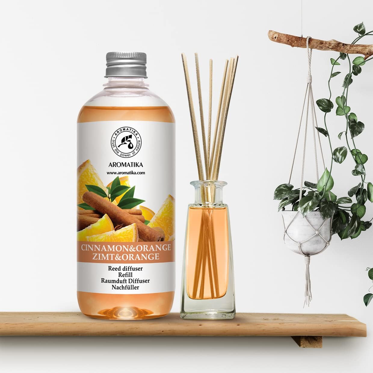 Cinnamon Orange Diffuser Refill 17 Fl Oz Natural Aroma