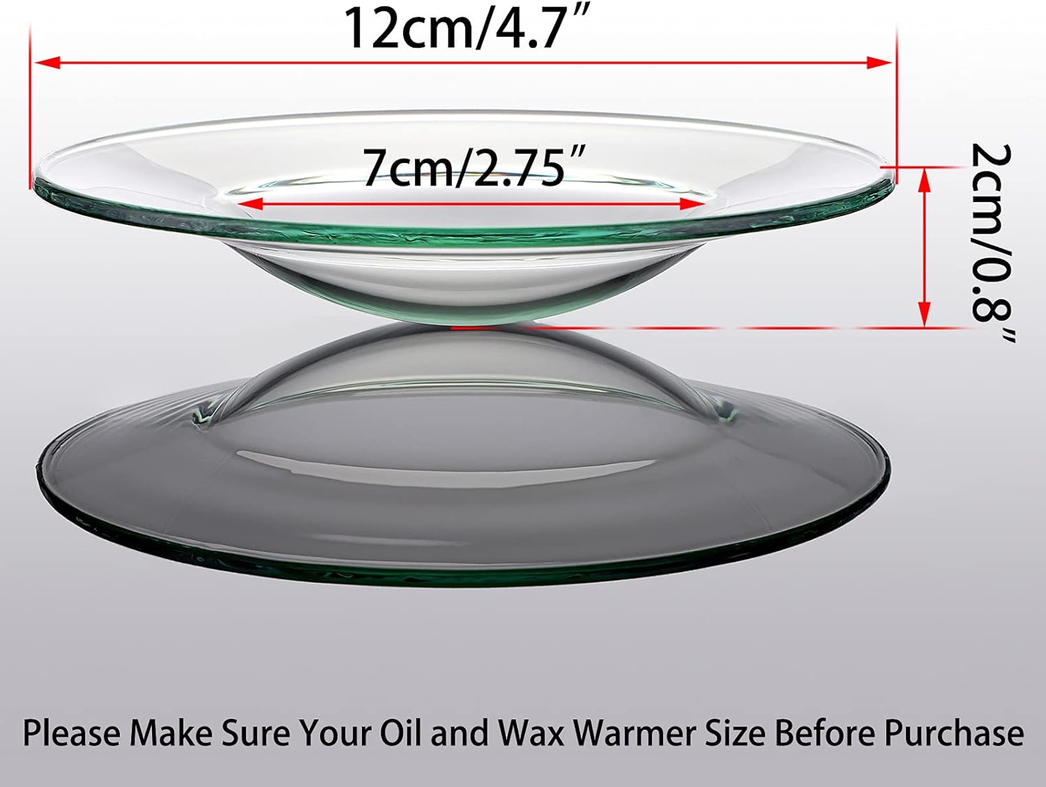 JUXYES 5 Pack Oil Warmer Replacement Dish
