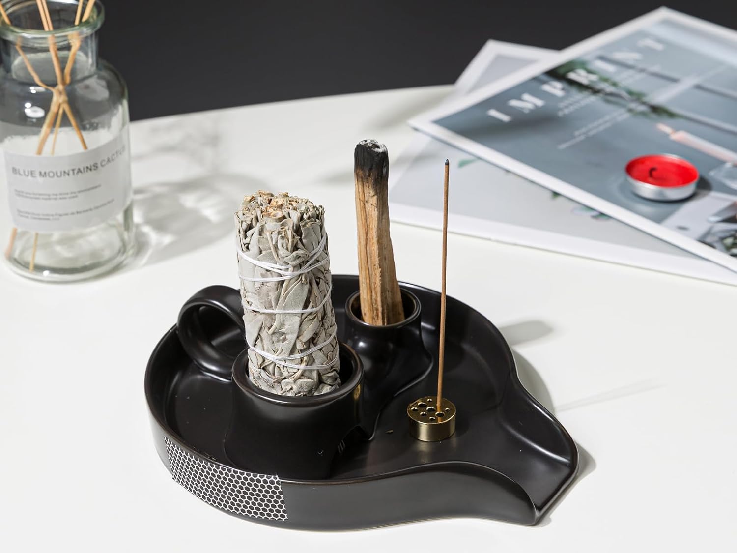 Yiasson Ceramic 4 in 1 Palo Santo Burner
