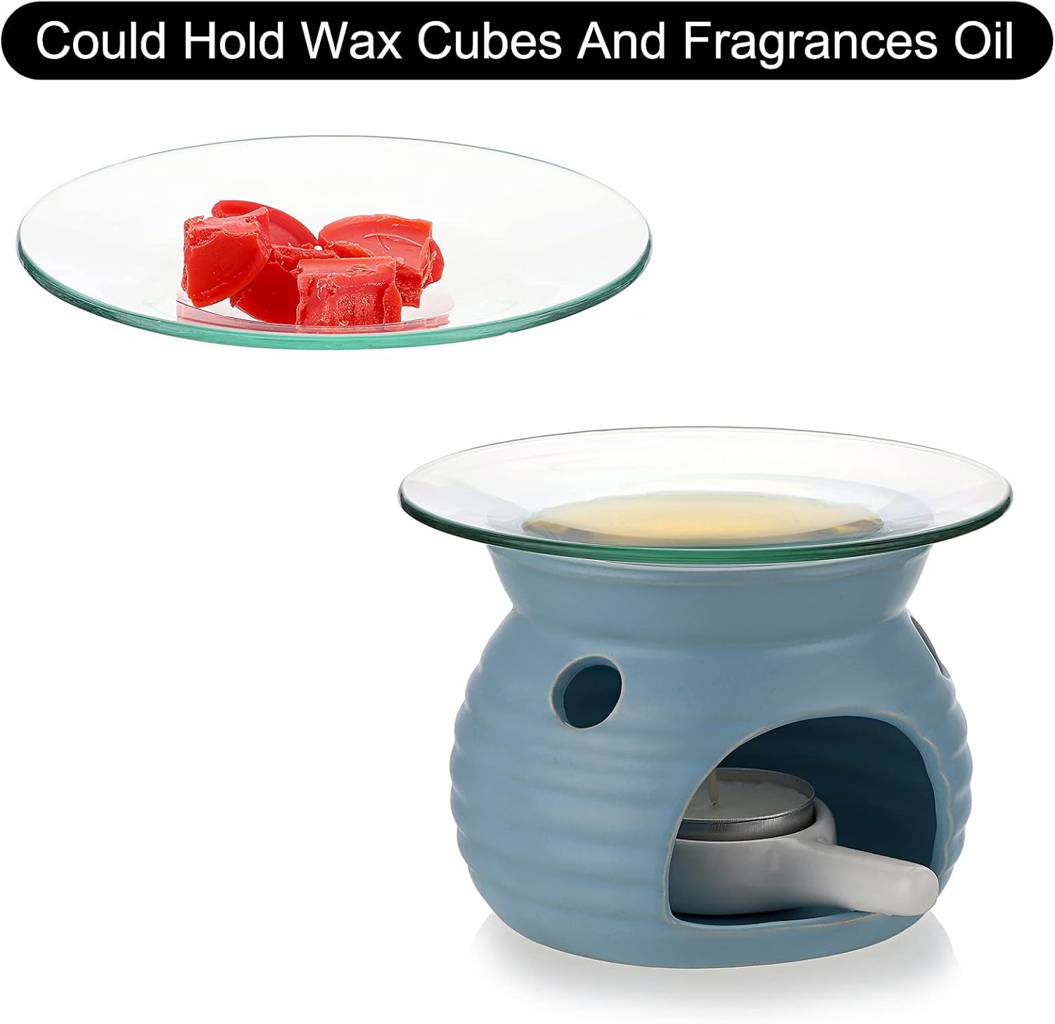 JUXYES 5 Pack Oil Warmer Replacement Dish