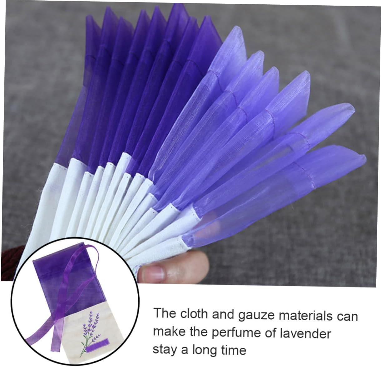 Uonlytech Lavender Sachets for Home Fragrance and Closet Use