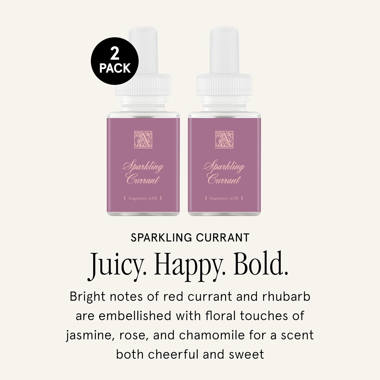 Pura Aromatique Home Scent Refill - 2 Pack Sparkling Currant