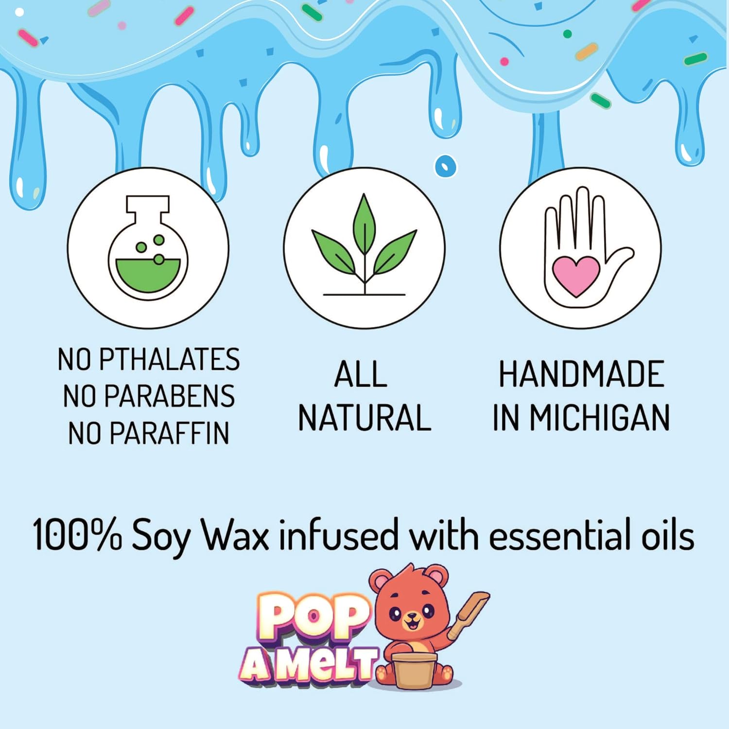 Fall Mix Soy Wax Melts - 6 oz Non Toxic